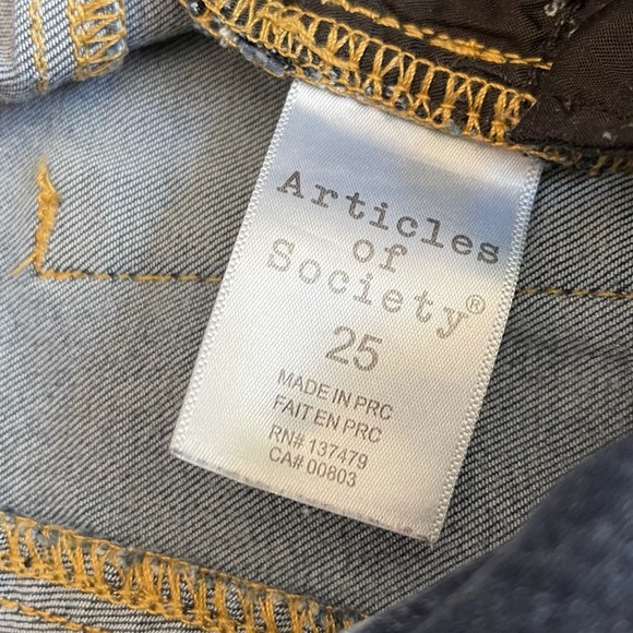 HP! Articles of Society Sarah Skinny Jeans Women’s Size 25 - Picture 10 of 13